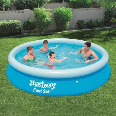 Piscină Gonflabilă Fast Set Rotundă 366 cm - Bestway