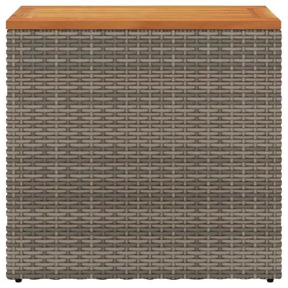 Masă Laterală Grădină Grigie Lemn Acacia | Poliratan