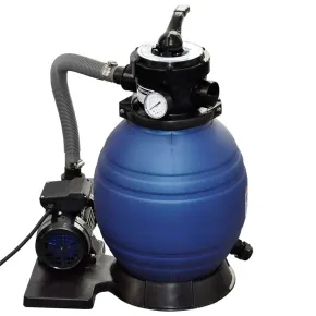 Pompă Filtru Nisip 400W 11000 l/h pentru Piscină Curată 2