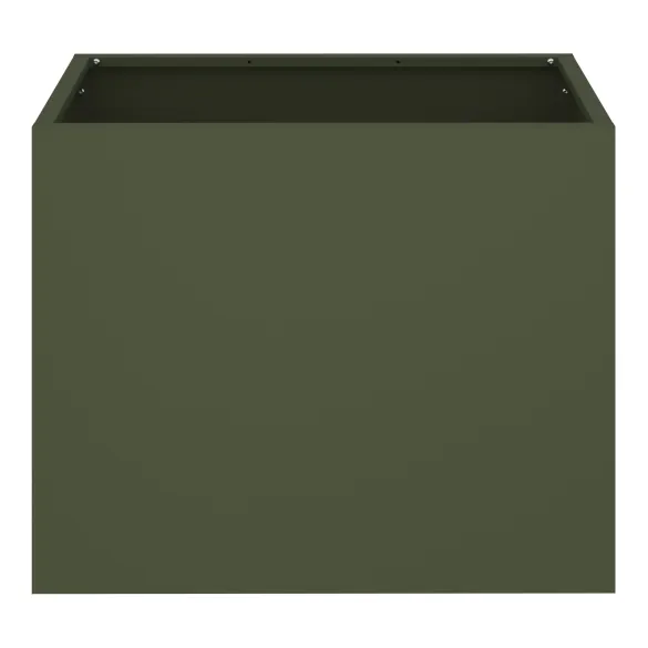 Vază Grădină Industrială Olivengrønn 50x32x40 cm