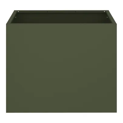 Vază Grădină Industrială Olivengrønn 50x32x40 cm