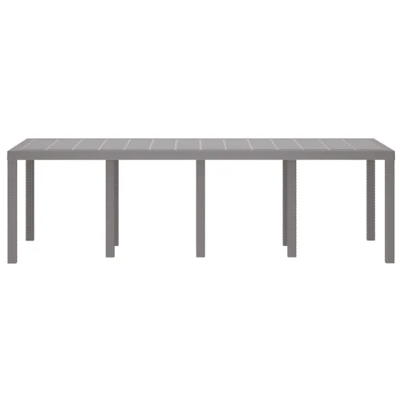 Masă Exterior Ratan Sintetic 250x100 cm - Livrare Gratuită