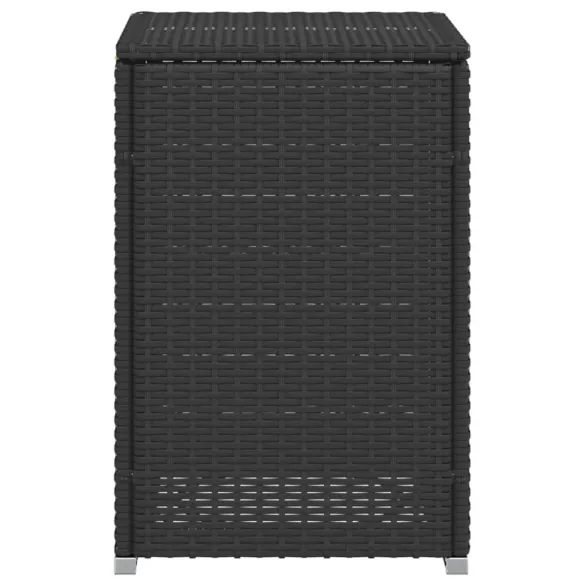 Masă mască rezervor propan negru, poliratan, 40x40x60cm