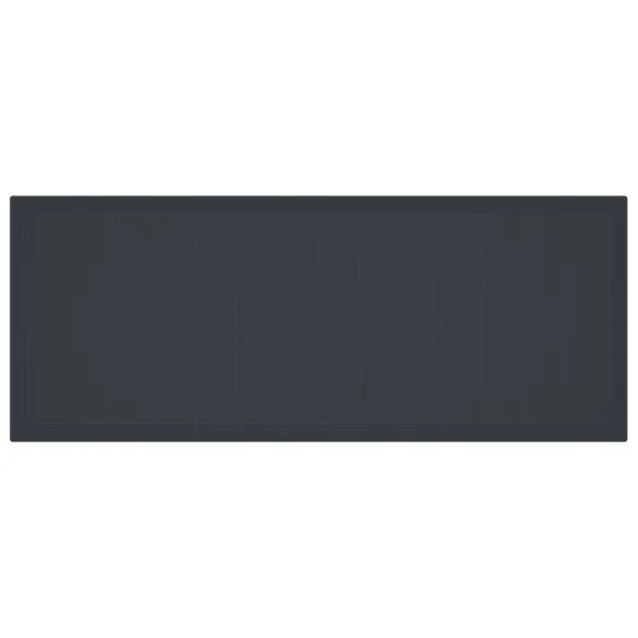 Masă Grădină Antracit Poliratan 250x100 cm - Livrare Gratuită