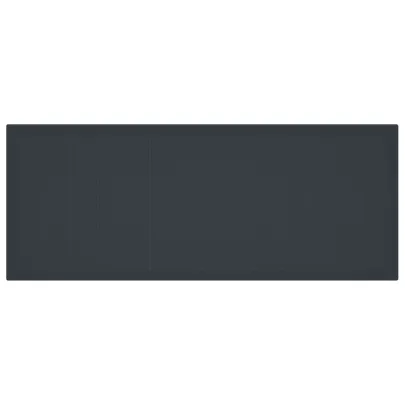 Masă Grădină Antracit Poliratan 250x100 cm - Livrare Gratuită