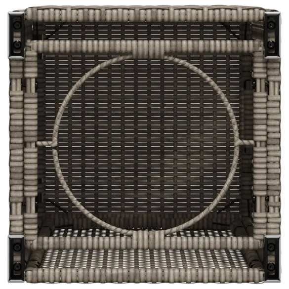 Masă Mască Rezervor Propan Gri 40x40x60 cm - Poliratan