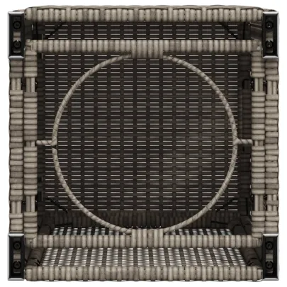 Masă Mască Rezervor Propan Gri 40x40x60 cm - Poliratan