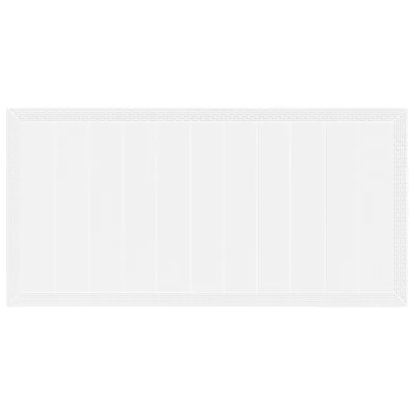 Masă Grădină Albă Poliratan 200x100 cm - Livrare Gratuită