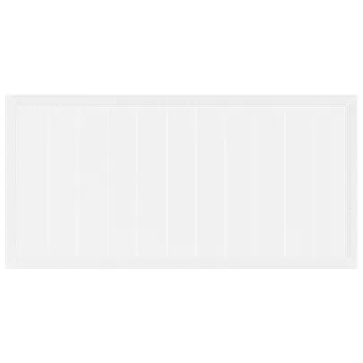 Masă Grădină Albă Poliratan 200x100 cm - Livrare Gratuită