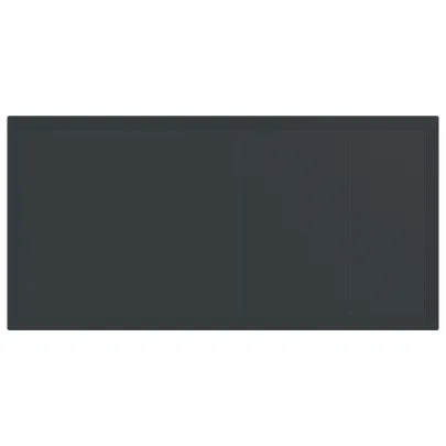 Masă Grădină Antracit Poliratan 200x100 cm | Livrare Gratuită