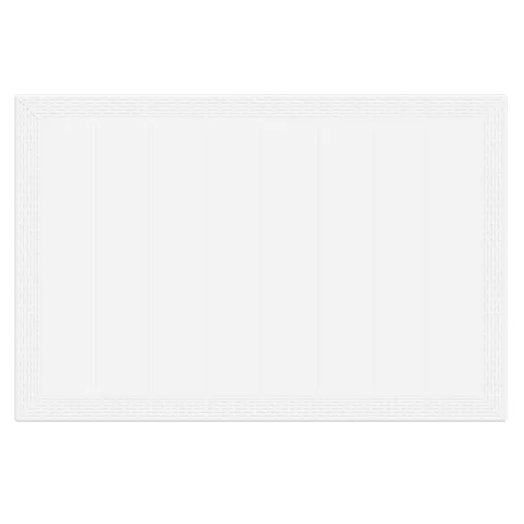 Masă Grădină Albă Ratan Sintetic 150x100 cm | Livrare Gratuită