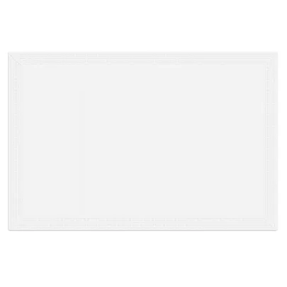 Masă Grădină Albă Ratan Sintetic 150x100 cm | Livrare Gratuită