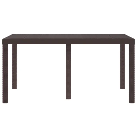 Masă Grădină Ratan Sintetic 150x100 cm - Livrare Gratuită