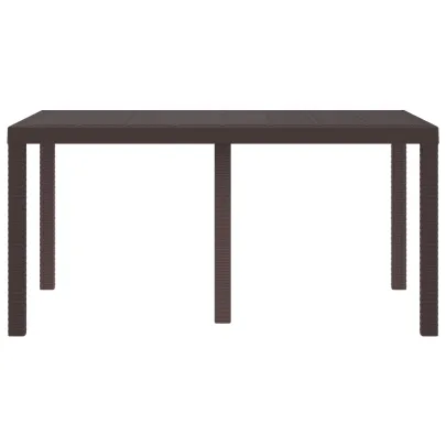 Masă Grădină Ratan Sintetic 150x100 cm - Livrare Gratuită