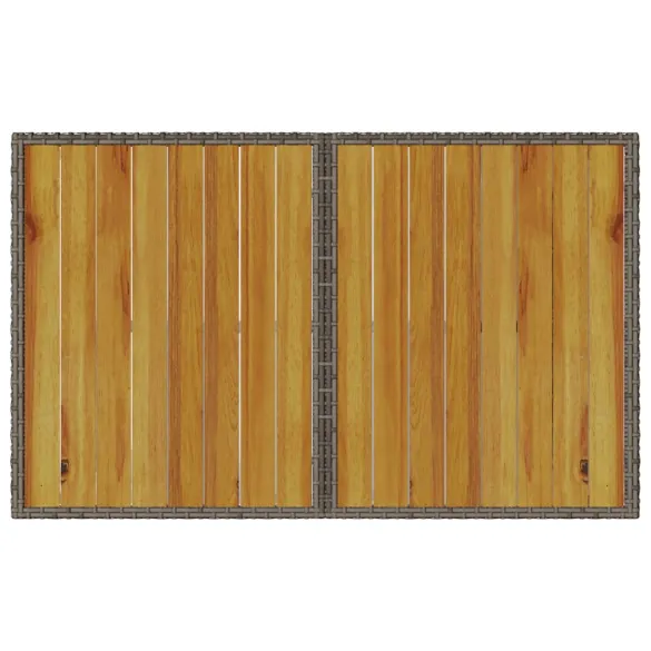 Masă Grădină Lemn Poliratan - Livrare Gratuită