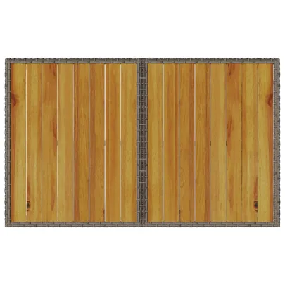 Masă Grădină Lemn Poliratan - Livrare Gratuită