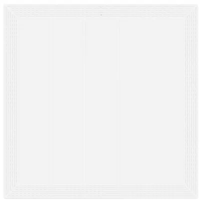 Masă Grădină Albă Ratan Sintetic 100x100 cm | Livrare Gratuită