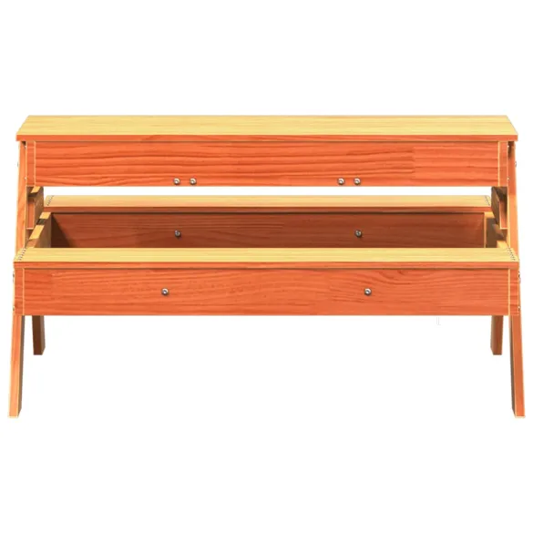 Masă Picnic Copii cu Groapă Nisip - Lemn Masiv Pin