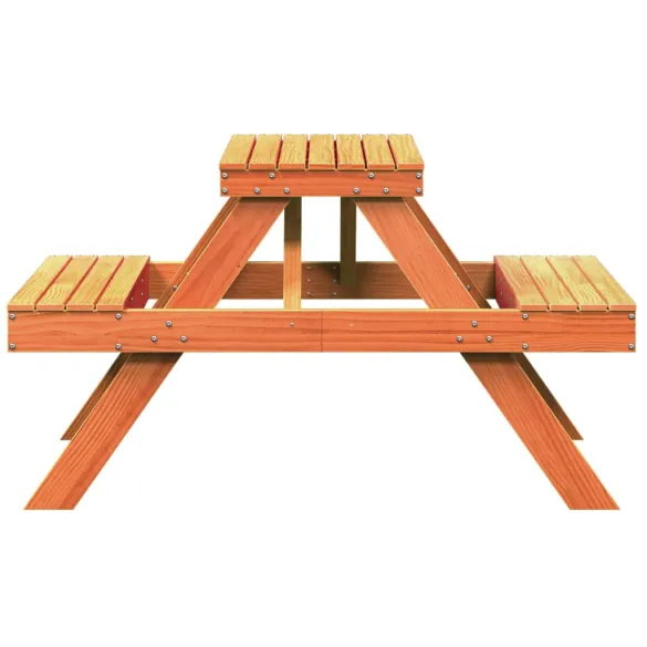 Masă picnic lemn masiv pin - Livrare gratuită