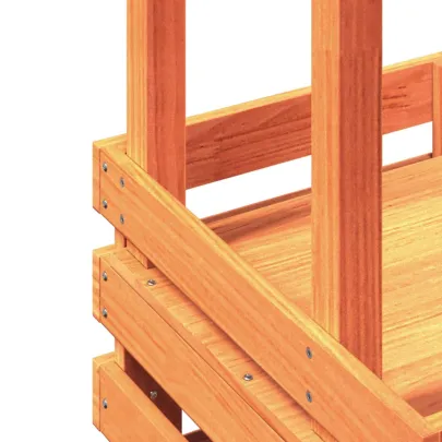 Masă Bar Exterior cu Acoperiș - Lemn Masiv | Livrare Gratuită