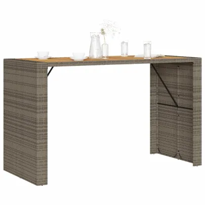 Masă Bar Grădină Lemn Acacia - Mobilier Exterior Durabil