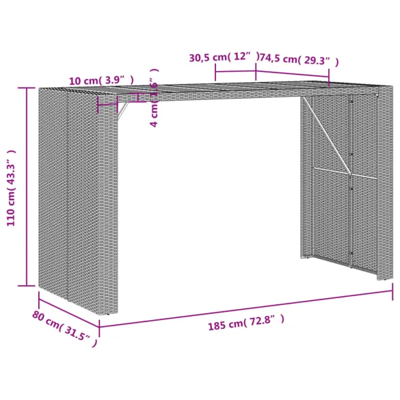 Masă Bar Grădină Lemn Acacia - Mobilier Exterior Durabil Masă Bar Grădină Lemn Acacia - Mobilier Exterior Durabil