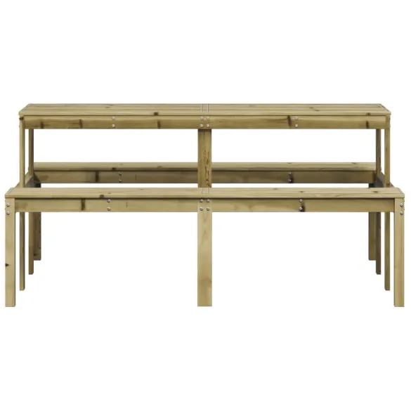 Masă picnic lemn pin | 160x134x75 cm | Livrare gratuită Masă picnic lemn pin | 160x134x75 cm | Livrare gratuită