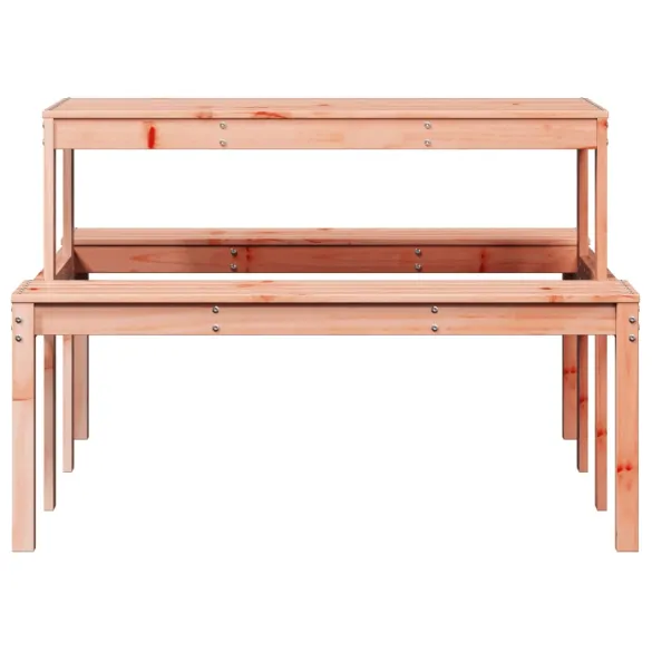 Masă picnic lemn masiv Douglas - 110x134 cm - Livrare gratuită Masă picnic lemn masiv Douglas - 110x134 cm - Livrare gratuită