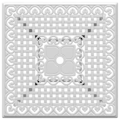 Masă Grădină Albă Aluminiu Turnat 80x80 cm - Livrare Gratuită