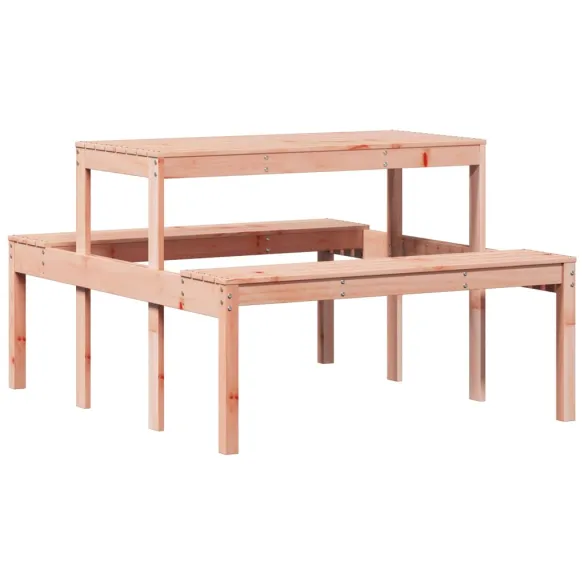 Masă picnic lemn masiv Douglas - 110x134 cm - Livrare gratuită Masă picnic lemn masiv Douglas - 110x134 cm - Livrare gratuită