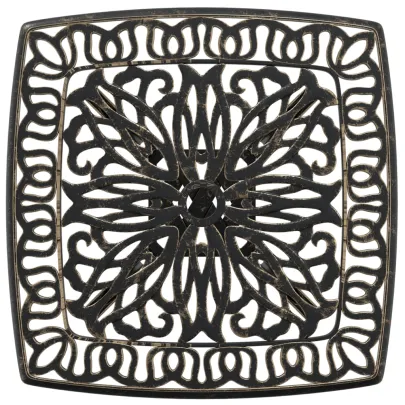 Masă Grădină Bronz - Aluminiu Turnat 53x53 cm