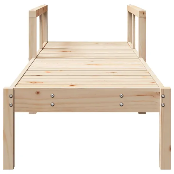 Șezlong Lemn Masiv de Pin - Reglabil - Livrare Gratuită