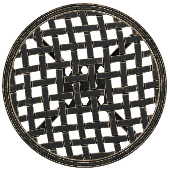 Masă Grădină Bronz - Aluminiu Turnat | Livrare Gratuită