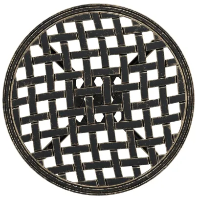 Masă Grădină Bronz - Aluminiu Turnat | Livrare Gratuită