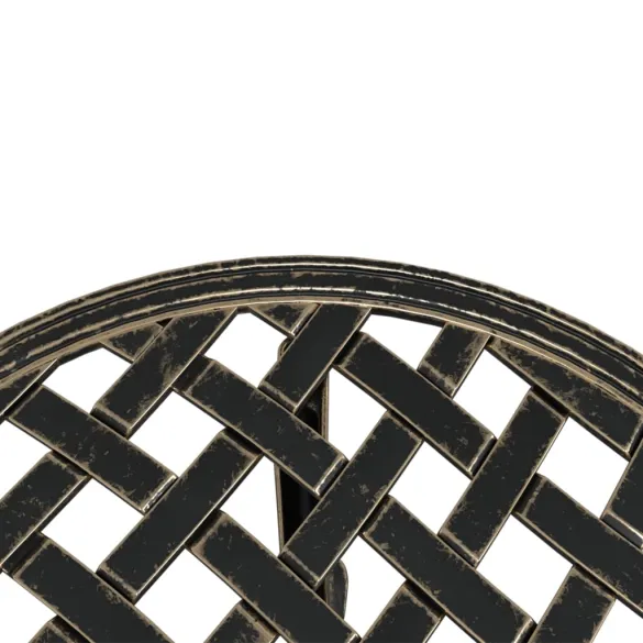 Masă Grădină Bronz - Aluminiu Turnat | Livrare Gratuită