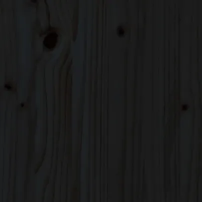 Șezlonguri de Exterior 2 buc - Lemn Masiv Negru | Livrare Gratuită