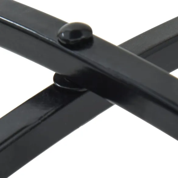 Masă Bistro Mozaic Ceramică - Negru și Alb | Livrare Gratuită