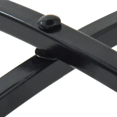 Masă Bistro Mozaic Ceramică - Negru și Alb | Livrare Gratuită