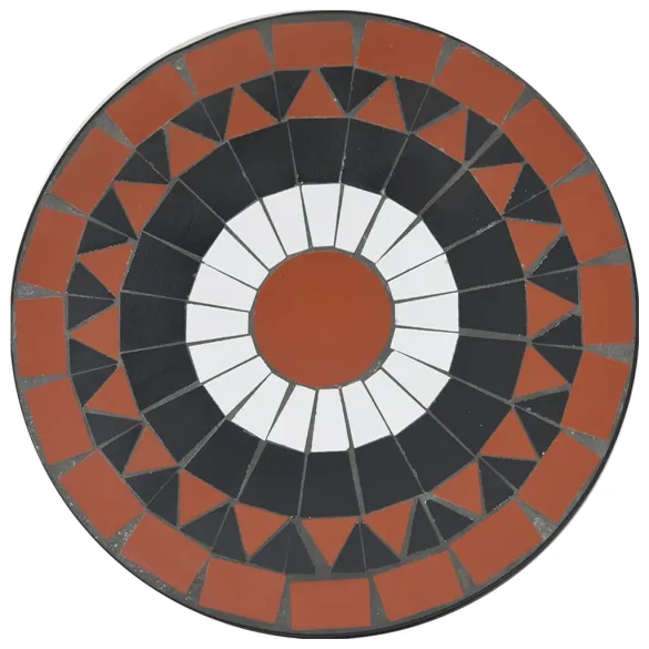 Masă Bistro Mozaic Ceramică - Ø50x70 cm - Livrare Gratuită