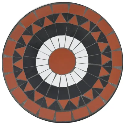Masă Bistro Mozaic Ceramică - Ø50x70 cm - Livrare Gratuită