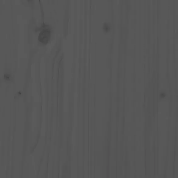 Șezlong Gri Lemn Masiv de Pin - Relaxare în Aer Liber