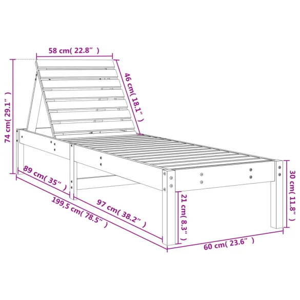 Șezlonguri Lemn Masiv Pin - Set 2 Bucăți - Alb - Livrare Gratuită Șezlonguri Lemn Masiv Pin - Set 2 Bucăți - Alb - Livrare Gratuită