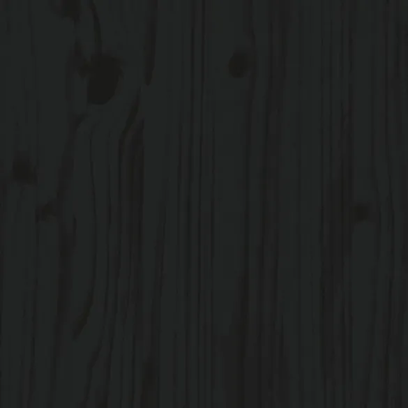 Mese pentru Nisip - Set 2 Bucăți - Lemn Masiv de Pin - Negru