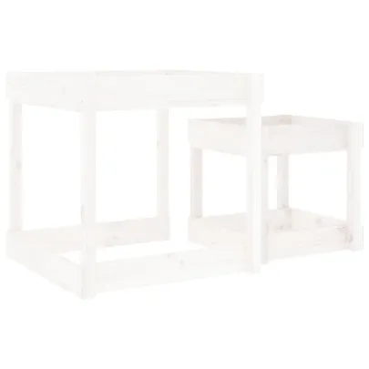 Set 2 Mese Nisip Copii - Lemn Masiv - Livrare Gratuită