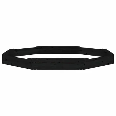 Cutie de Nisip cu Scaune Octogonale - Lemn Masiv de Pin