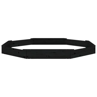 Cutie de Nisip cu Scaune Octogonale - Lemn Masiv de Pin