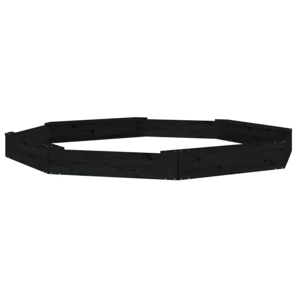 Cutie de Nisip cu Scaune Octogonale - Lemn Masiv de Pin