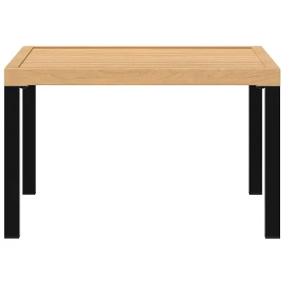 Măsuță Cafea Grădină Negru Aluminiu | Livrare Gratuită