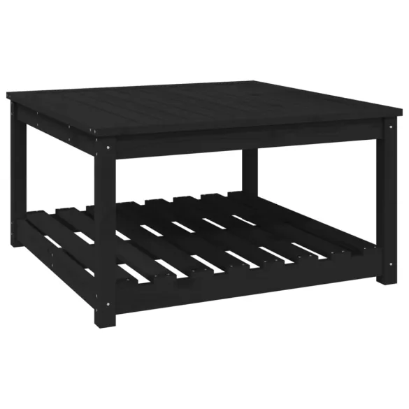 Masă Grădină Lemn Masiv Pin - Negru | Livrare Gratuită Masă Grădină Lemn Masiv Pin - Negru | Livrare Gratuită