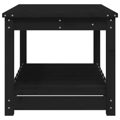 Masă Grădină Lemn Pin Negru - Livrare Gratuită